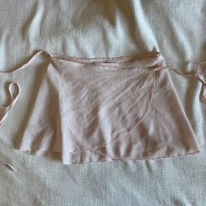 Simple ballet pink wrap skirt
